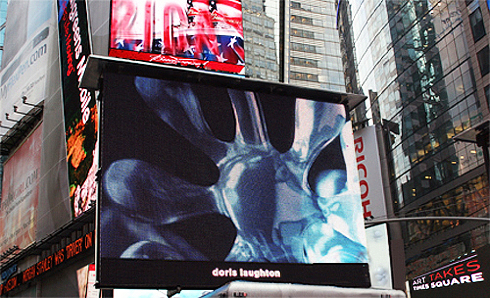 Installations  Art Takes Times Square, 2012.  Video projection