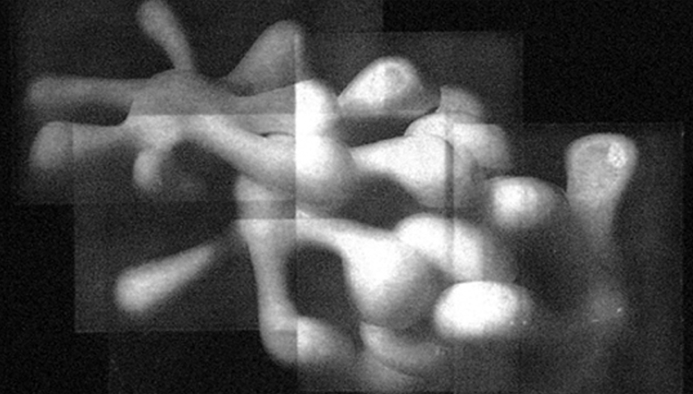 Print Fractured Ghost Splats Black and White, 2002. Monoprint polymer etching. 18” x 14” Print Fractured Ghost Splats Black and White, 2002. Monoprint polymer etching. 18” x 14”