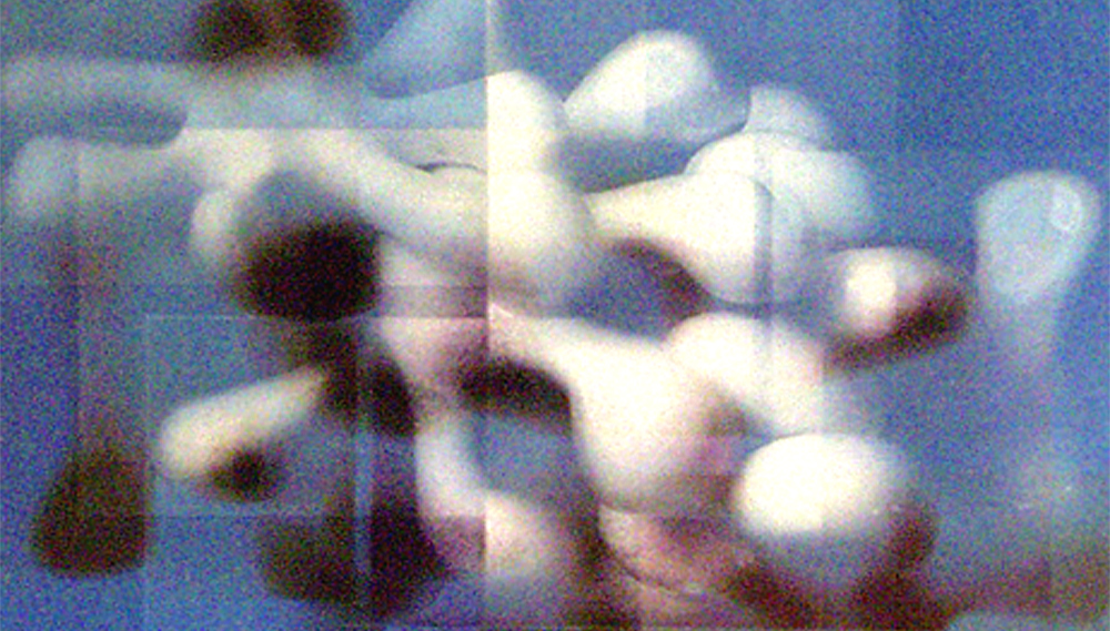 Print Fractured Ghost Splats Blue and White, 2002. Monoprint polymer etching. 18” x 14” Print Fractured Ghost Splats Blue and White, 2002. Monoprint polymer etching. 18” x 14”